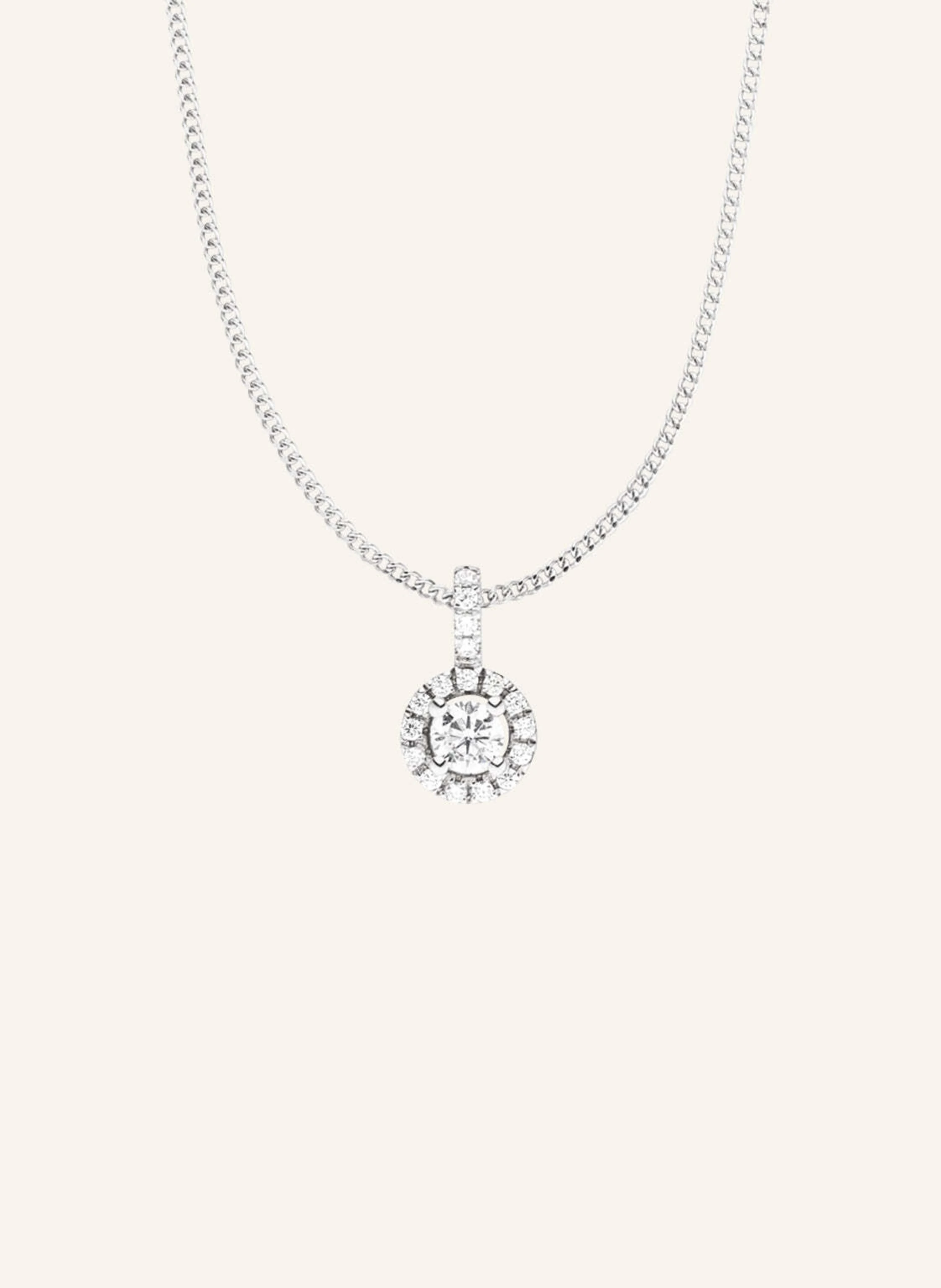 VEYNOU Halskette CAMILLA aus 14 Karat Weißgold und 0,43ct. lab-grown Diamanten