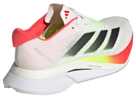 Chaussures adidas adizero Boston 12 Blanc Noir Rouge Femme