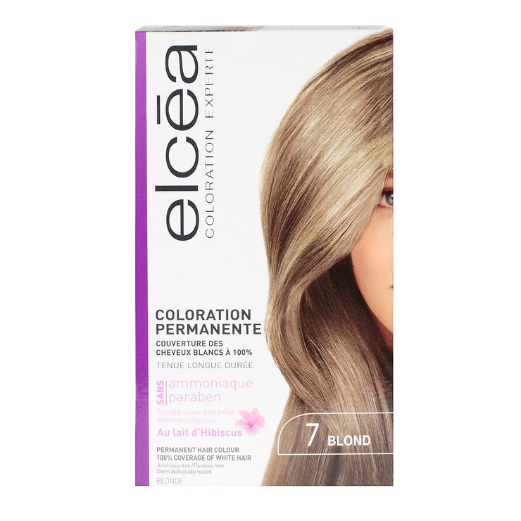 Coloration permanente couleur 7 blond