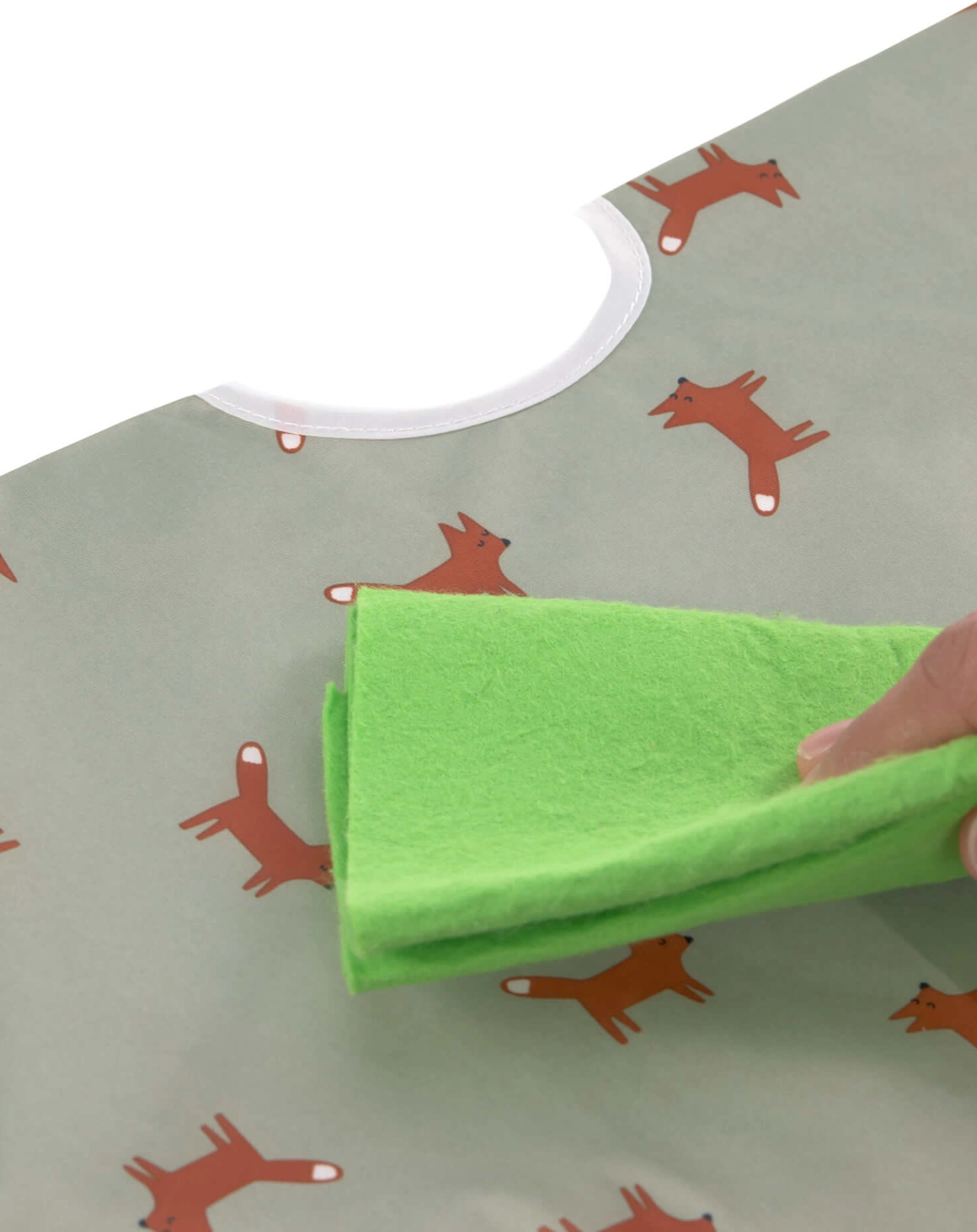 Ärmellätzchen LITTLE FOREST FUCHS 2er-Set in grau