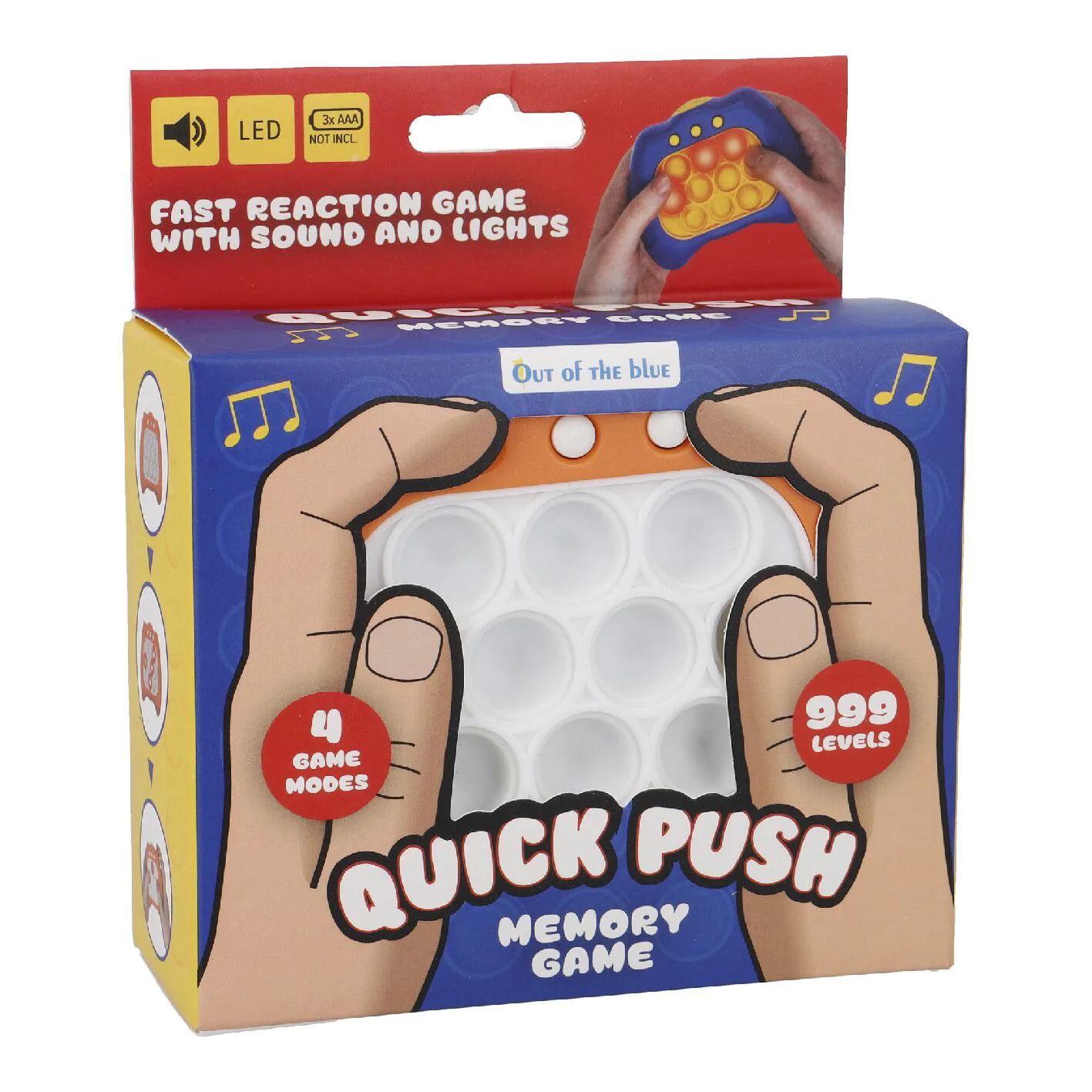 Geduldsspiel Pop It, orange