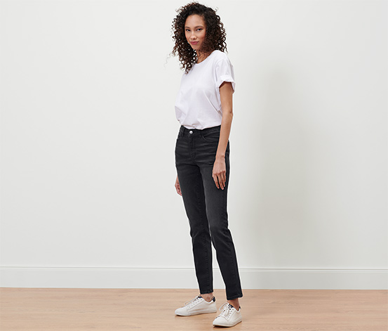 Slim-Denim »Fit Emma«, black denim
