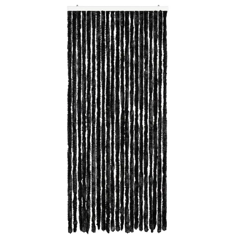 vidaXL - Insectengordijn - Antraciet - Polypropyleen - 90 x 220 cm