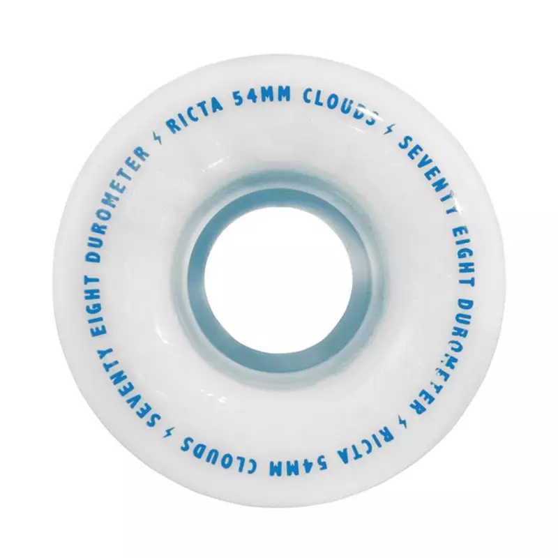 Roues skate RICTA (x4) Clouds Blanc 78A 54mm