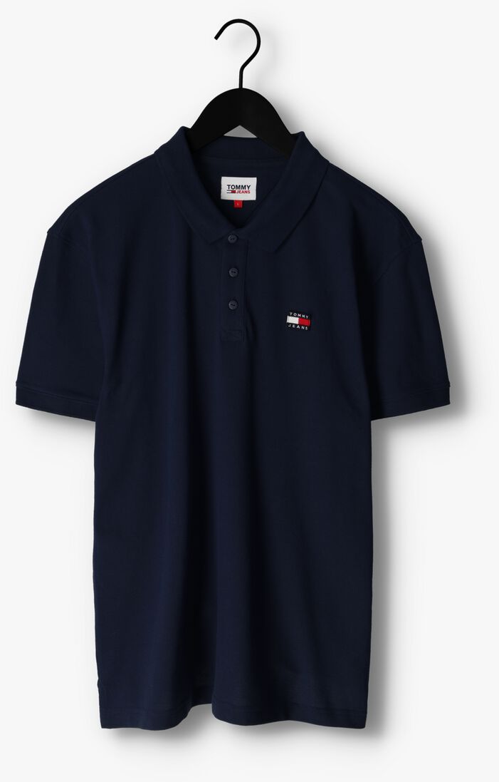 TOMMY JEANS donkerblauwe tommy jeans polo tjm clsc xs badge polo