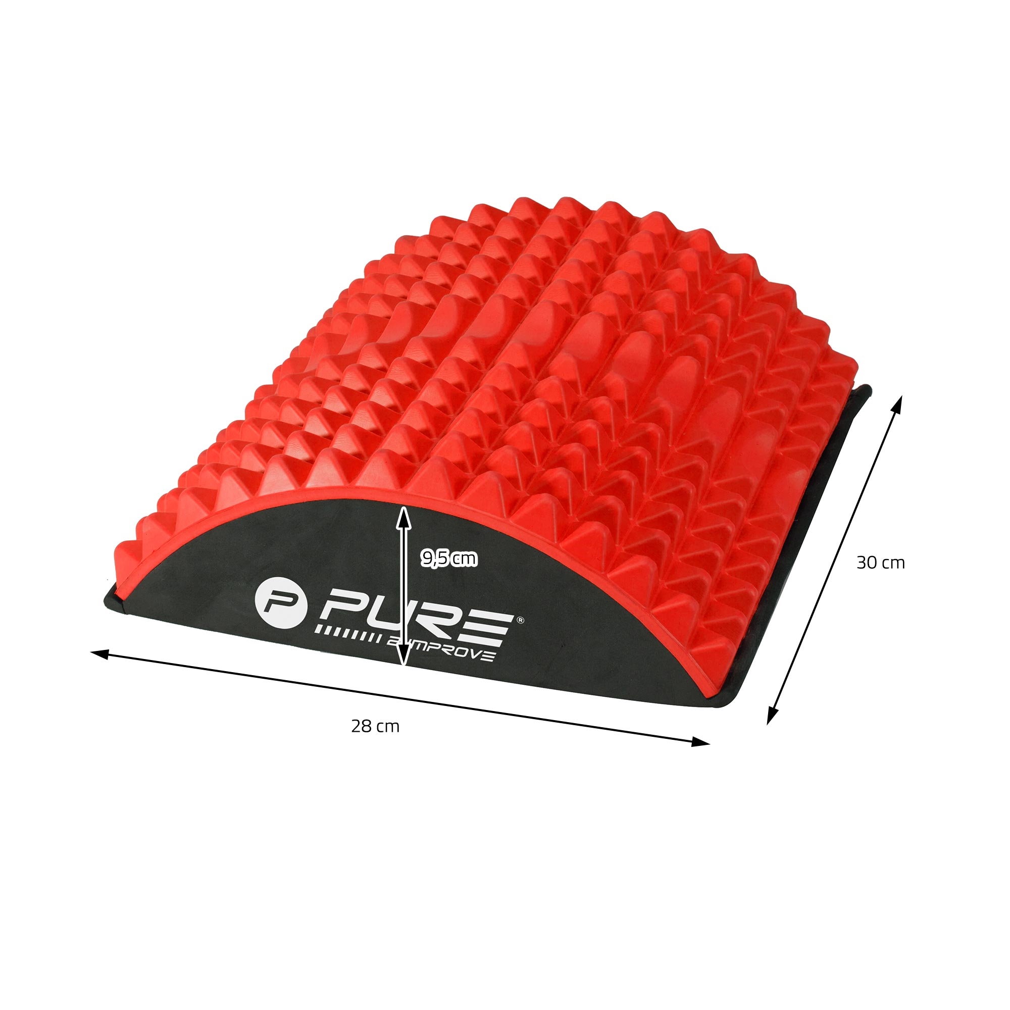 Almofada Abdominal Pure2improve, Vermelha