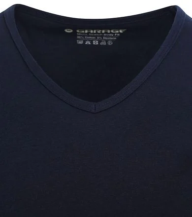 Garage Stretch Basic Navy V-Hals 0202-400 kopen