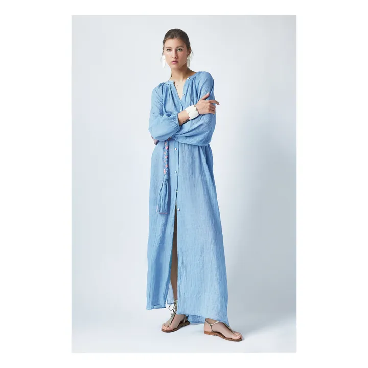 The Label Edition Robe Alma | Bleu