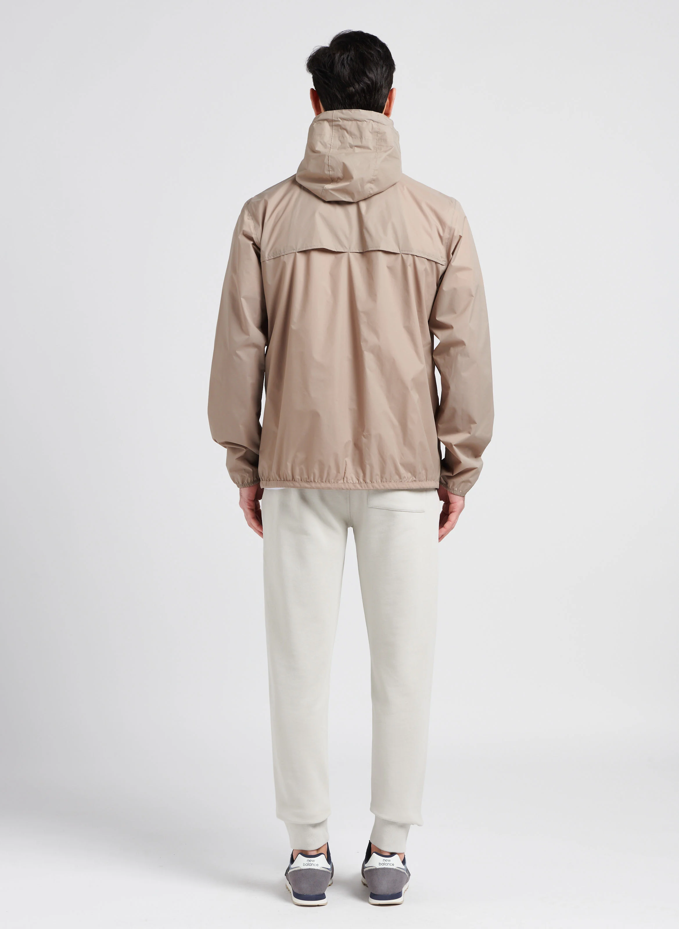 LE VRAI 3.0 CLAUDE - Coupe-vent droit à capuche | Beige