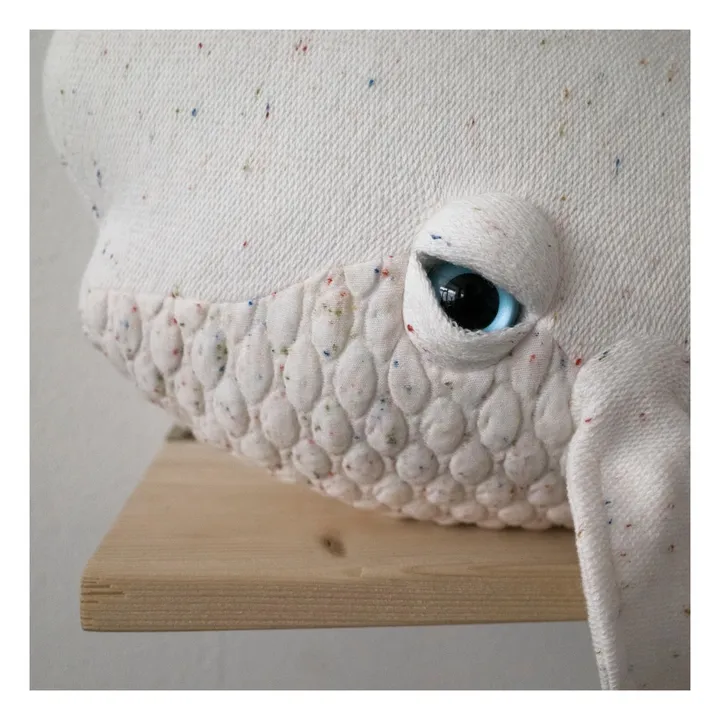 Bigstuffed Peluche géante beluga Albino 55 cm | Blanc