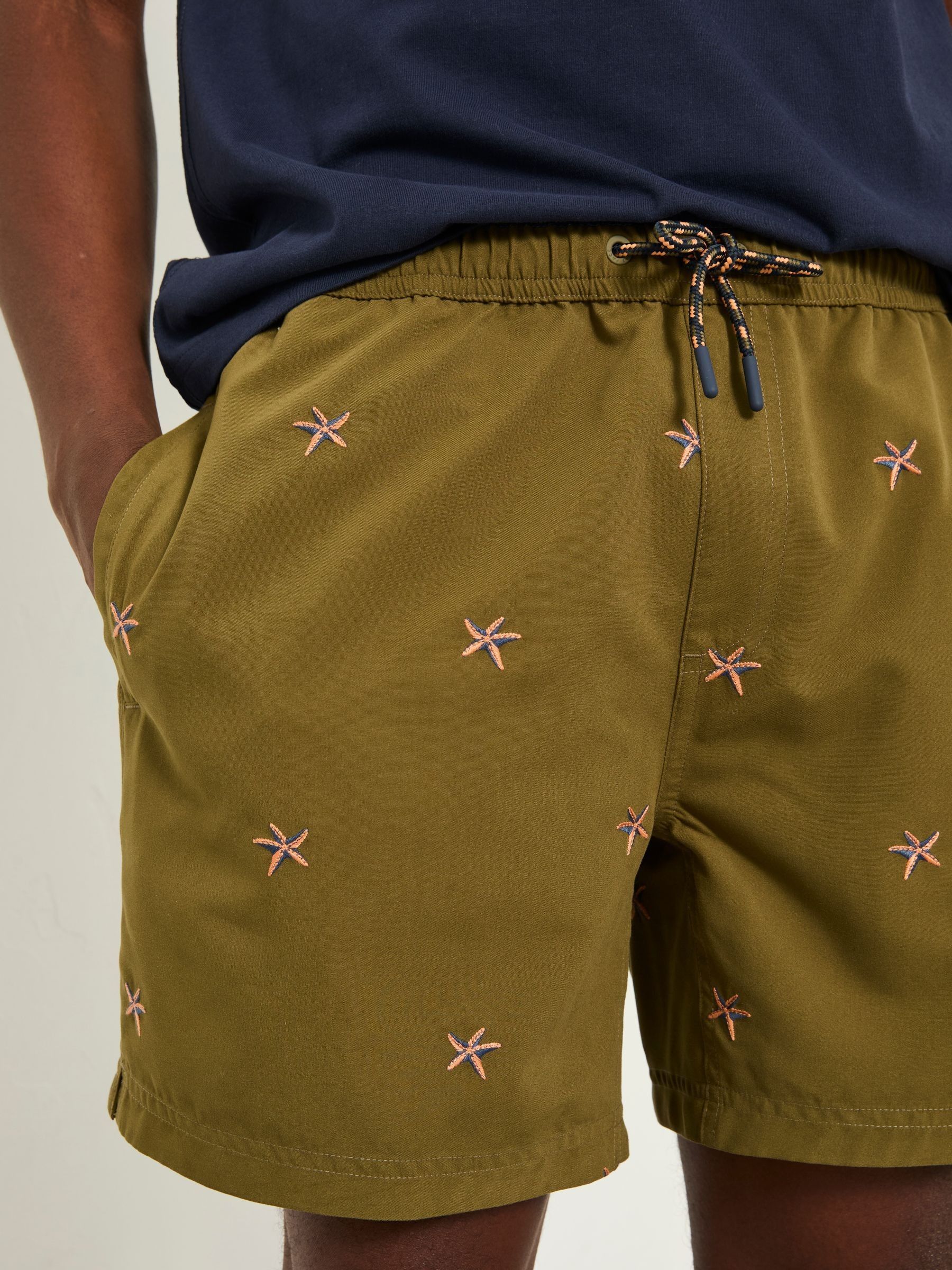 FatFace Embroidered Starfish Swim Shorts