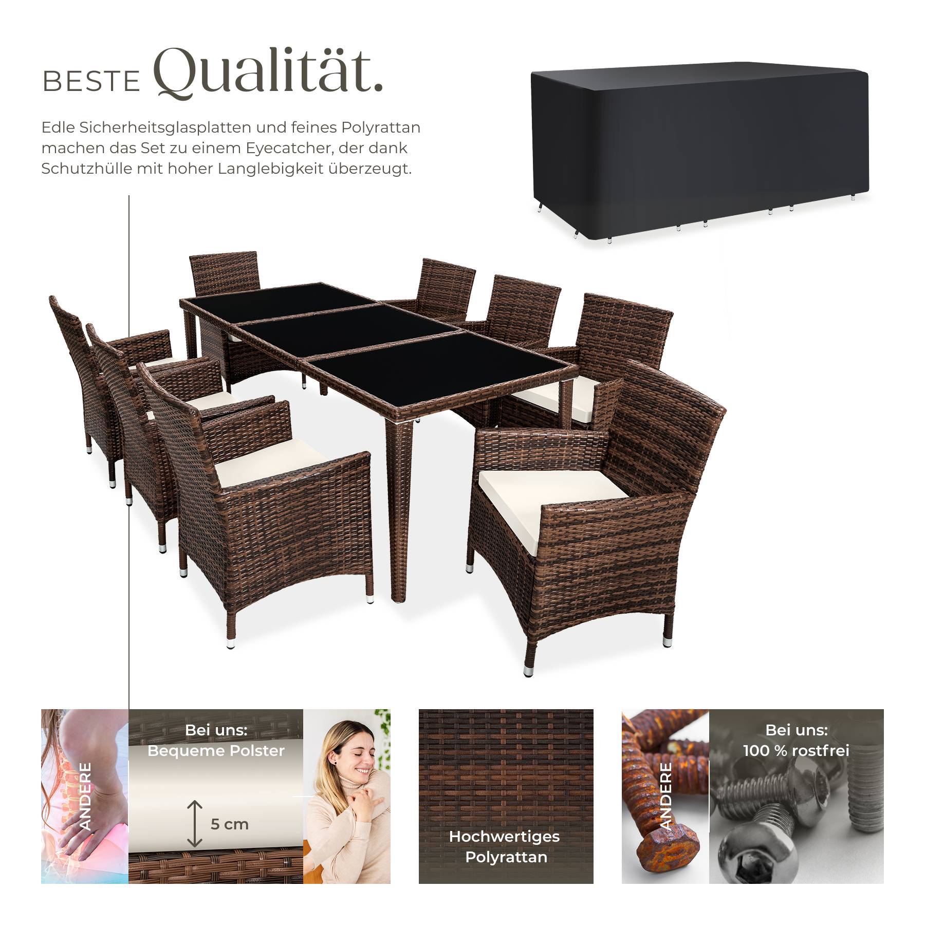 Rattan Sitzgruppe Menorca
