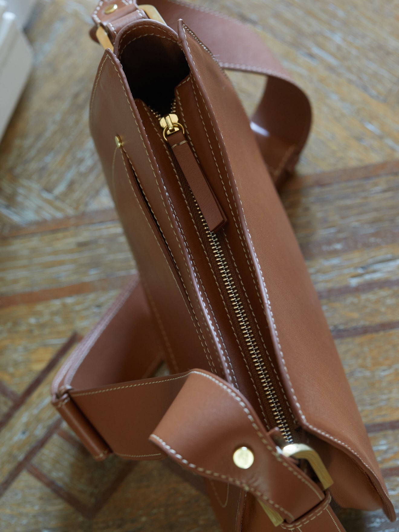 Sac demi-lune Colette - Collection Maroquinerie Cyrillus
