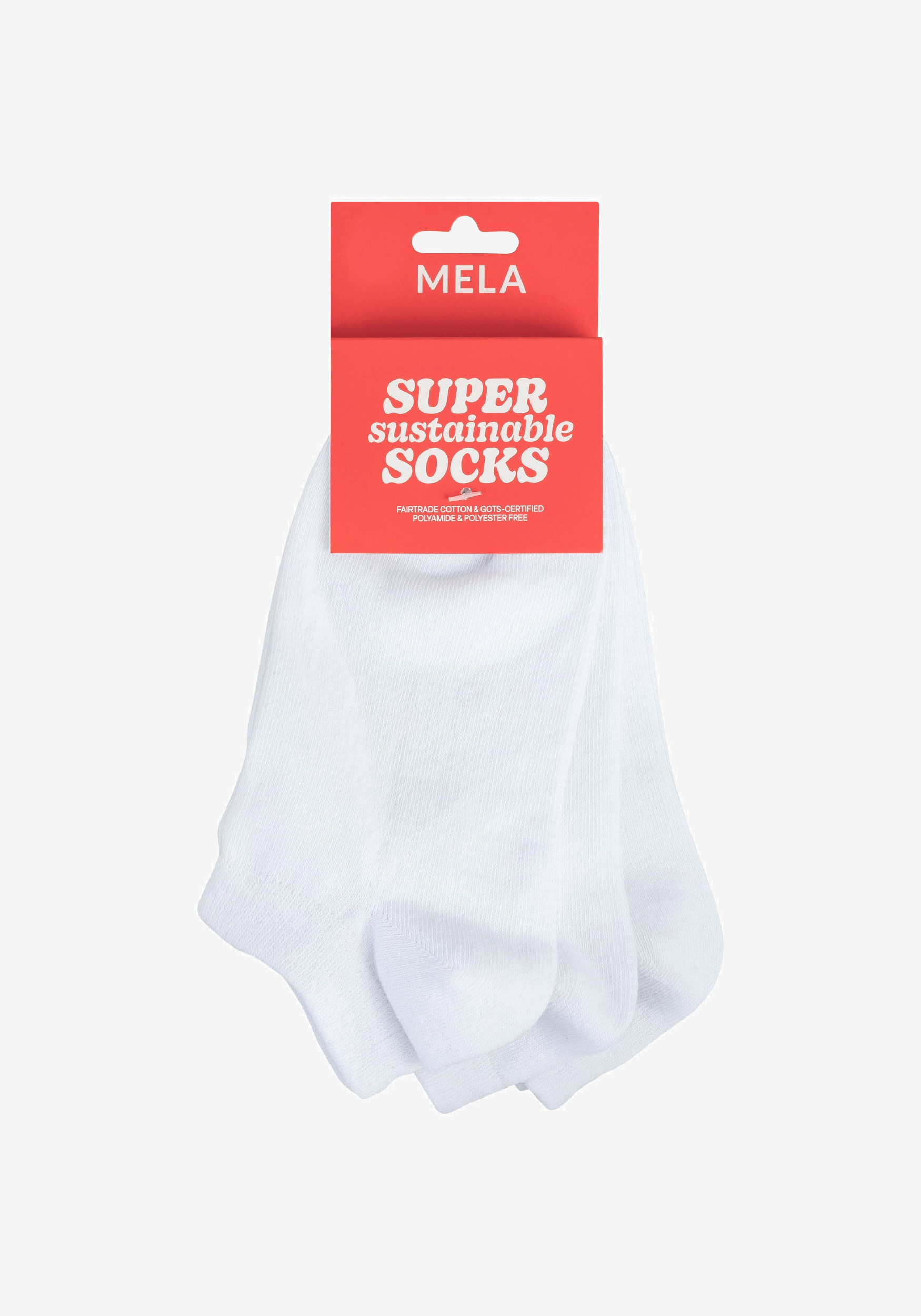 Mela 3er-Pack Sneaker Socken White