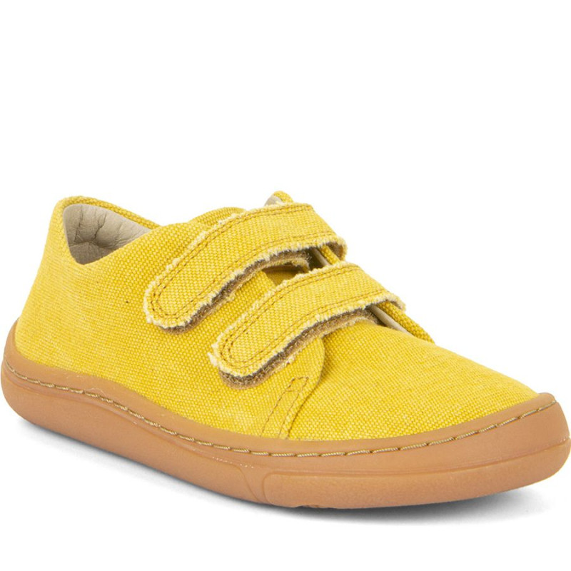 Froddo Froddo Barefoot Tennis Vegan Velcro Jaune