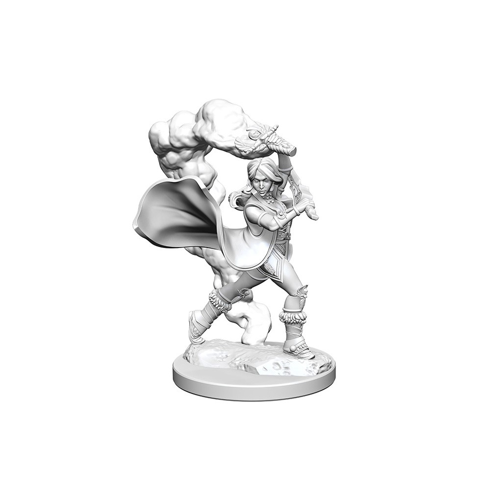 Pathfinder Deepcuts Unpainted Miniatures: Human Female Cleric