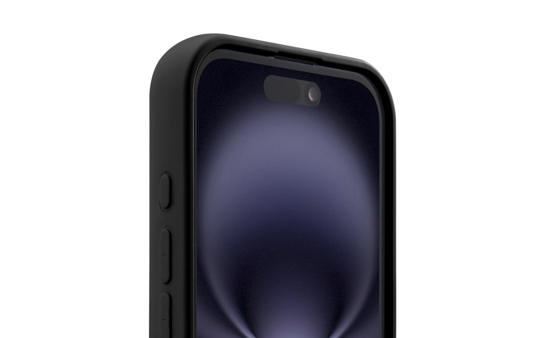 Back Cover MagCase Fantastic Feel Schwarz für iPhone 16 PlusHama Fantastic Feel Handy-Schutzhülle 17 cm (6.7