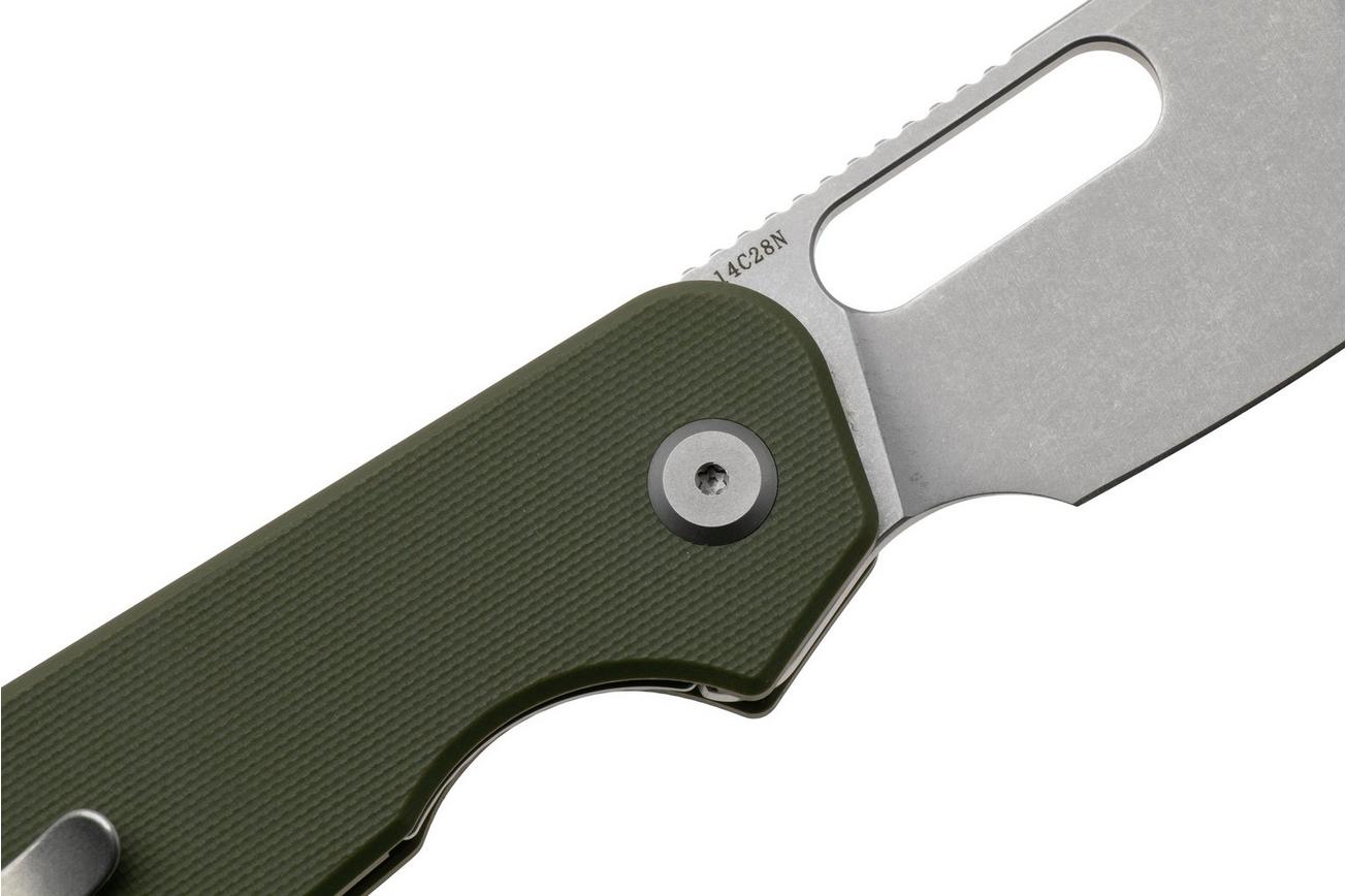 Eutektik EFD EFD-OGSW-R Stonewashed 14C28N, OD Green G10, zakmes