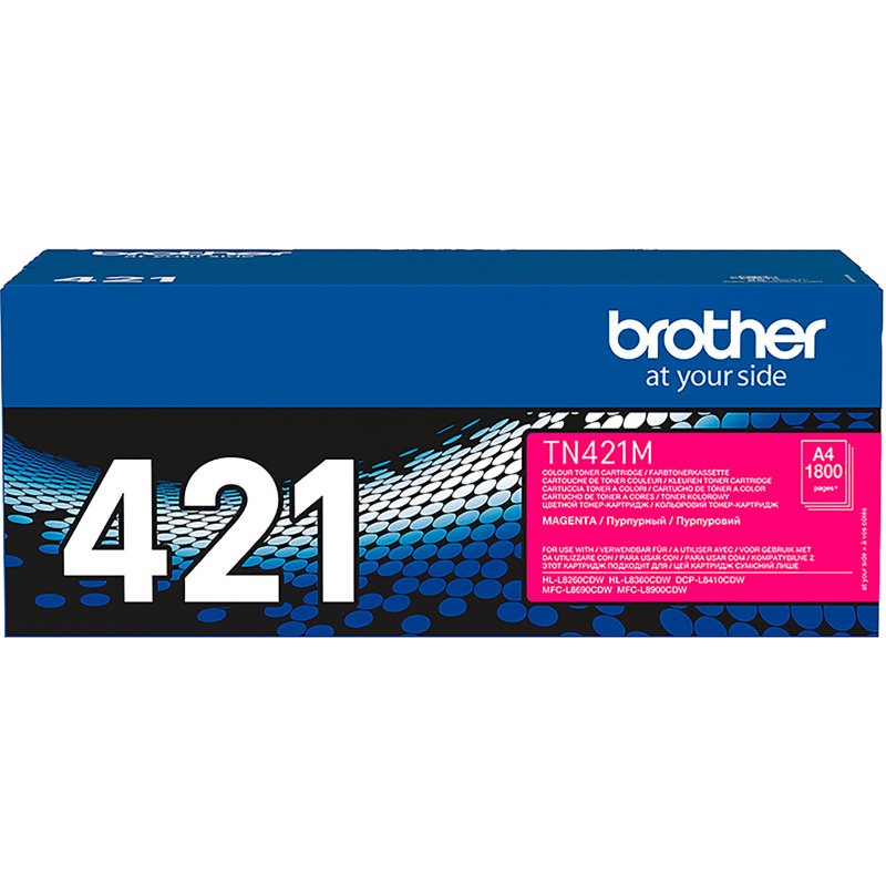 Toner Brother TN421 couleurs séparées pour imprimante laser