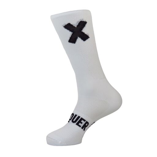 Meias altas de verão bordadas em rede Mooquer X White Air Flow