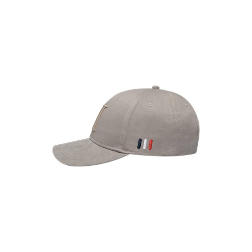 Les Deux Suede Baseball Cap, Light Grey/Light Sand, One size