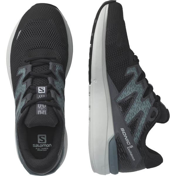 Chaussure running SALOMON SONIC 5 CONFIDENCE BLACK/WHITE/TROOPER
