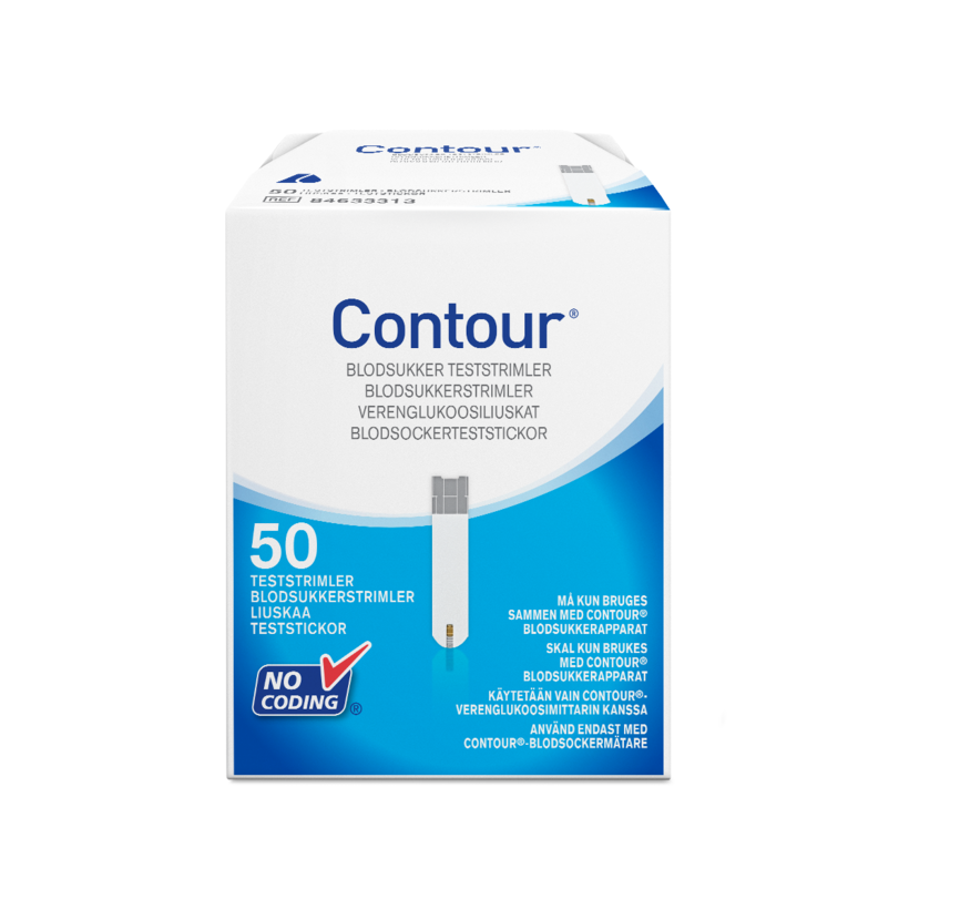 Contour teststrimler 50 stk