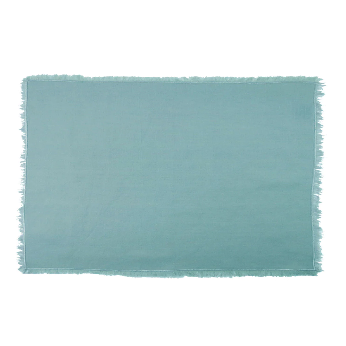 Set métis lin & coton bleu 43X33 Garnier Thiebaut