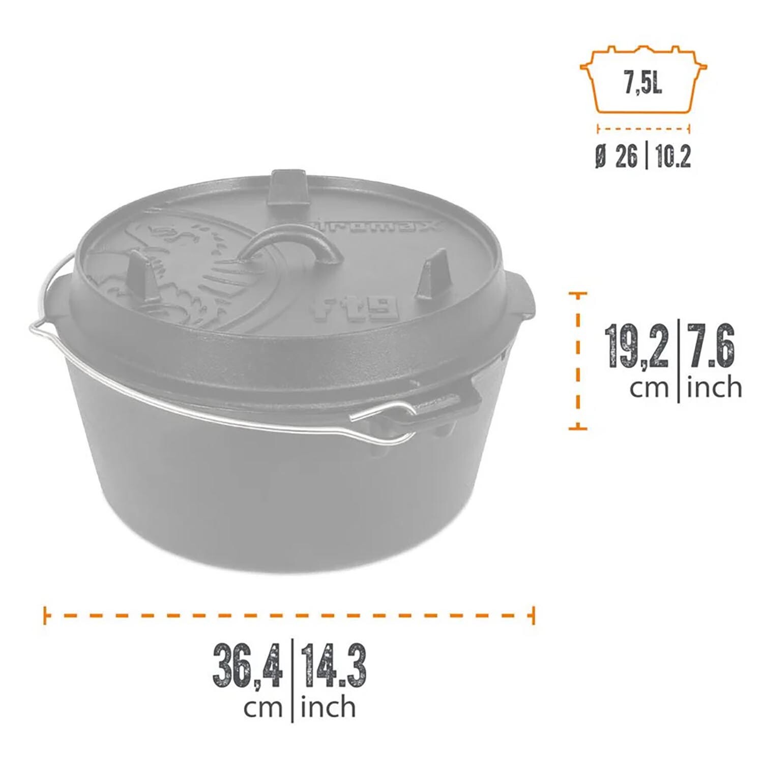 Petromax Dutch Oven Ft9 8,5l