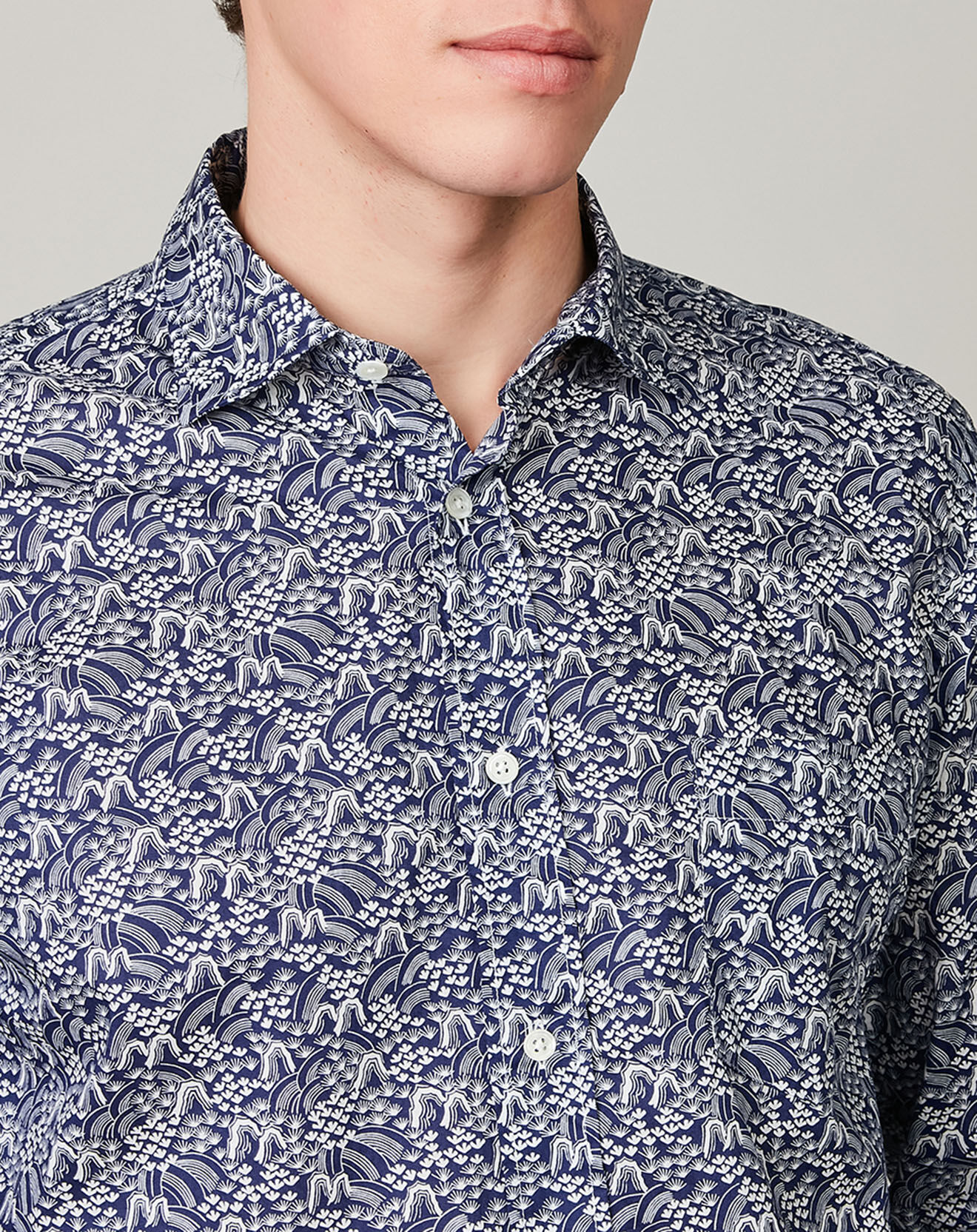 Hartford Chemise regular Paul bleue