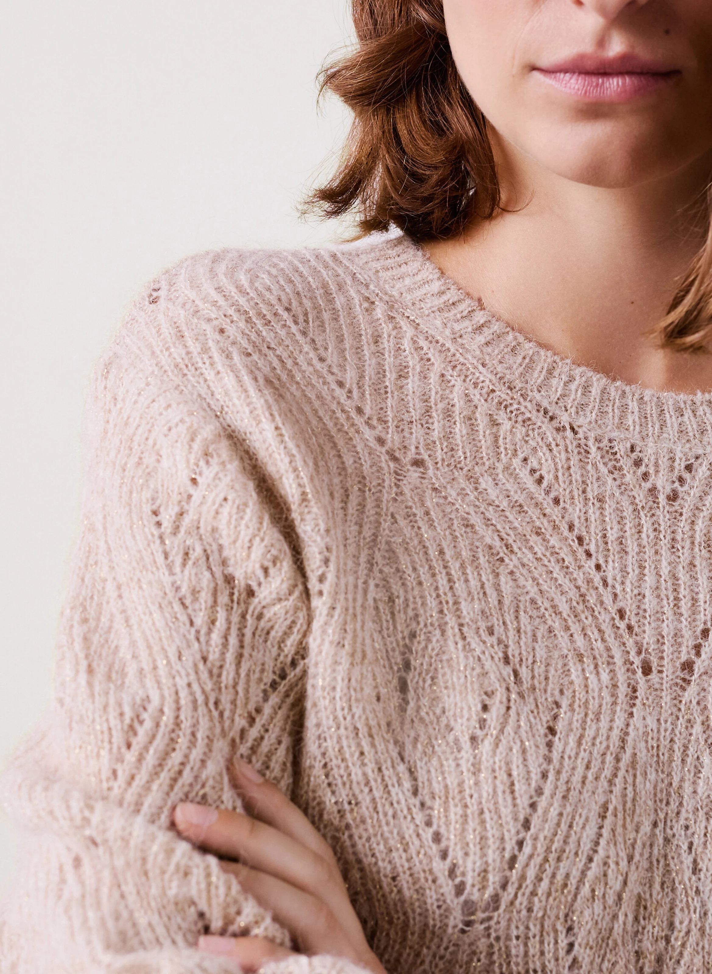 MGORDON - Pull droit col rond | Blanc