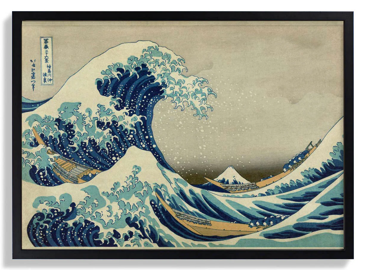 Die große Welle von Kanagawa von Hokusai