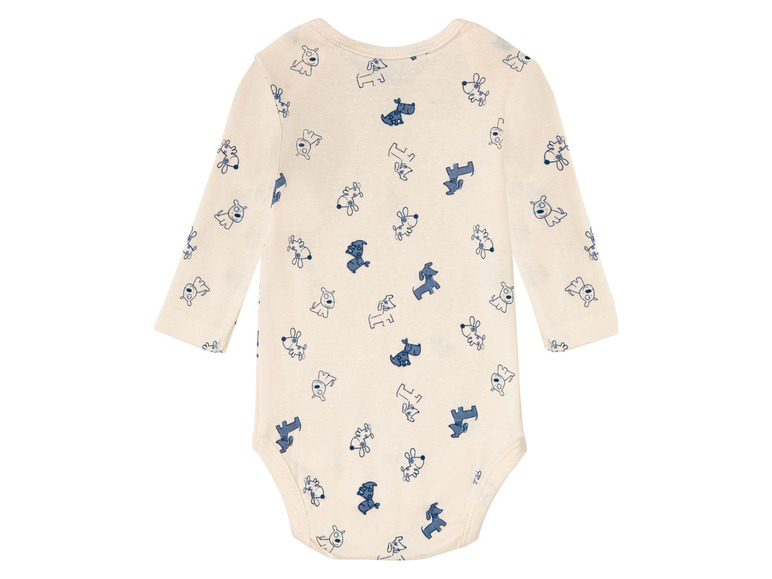 Body's voor babyjongens, set van 2, van bio-katoen