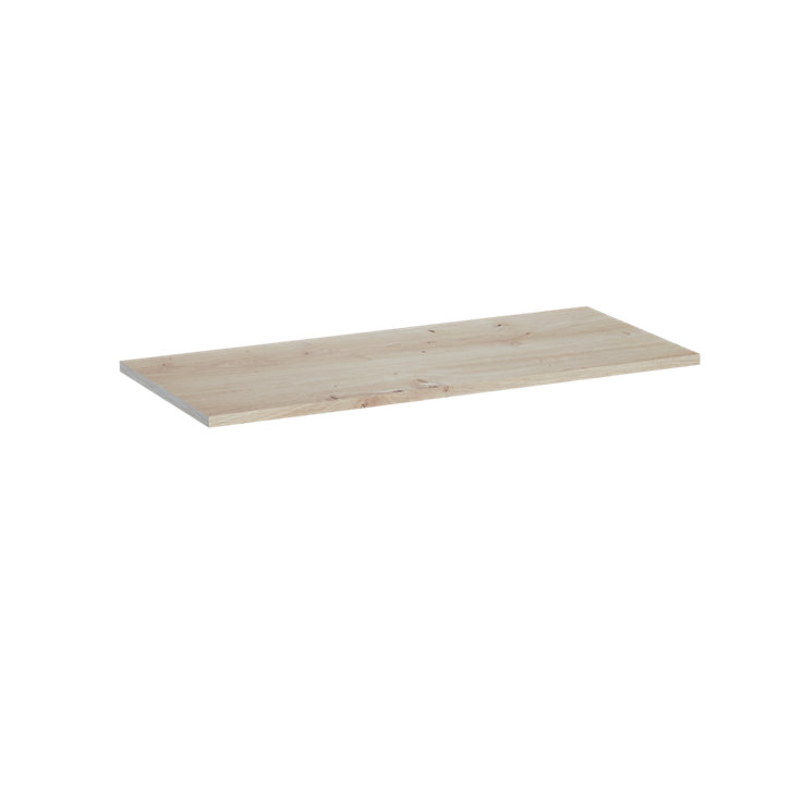 Plan de toilette faible profondeur Calao chêne artisan 90 cm