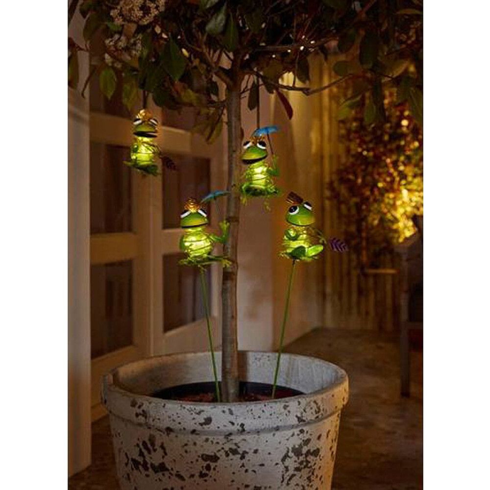 SOLCELLELAMPE LUXFORM FROSK HENGENDE