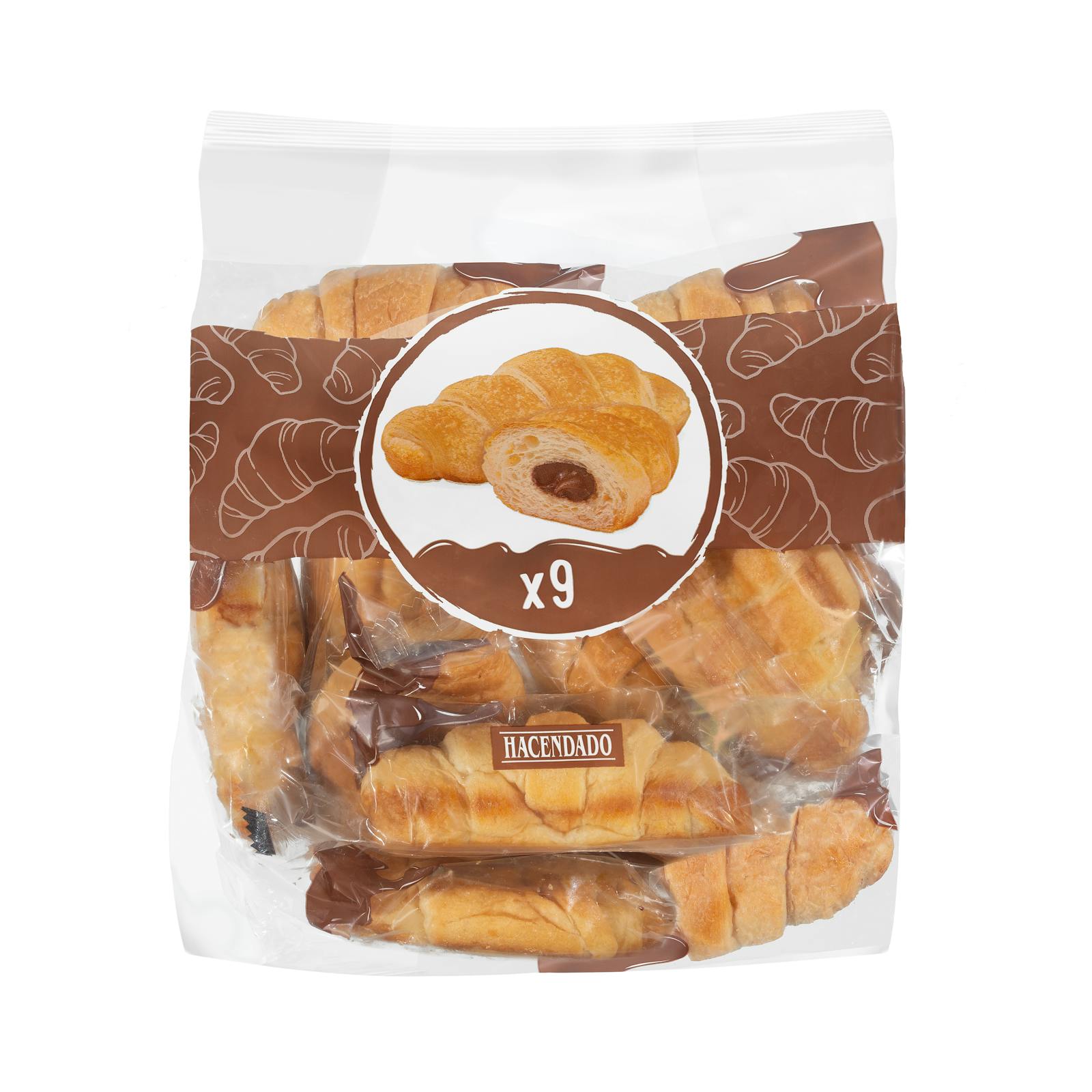 Croissant fourré à la crème de cacao Hacendado