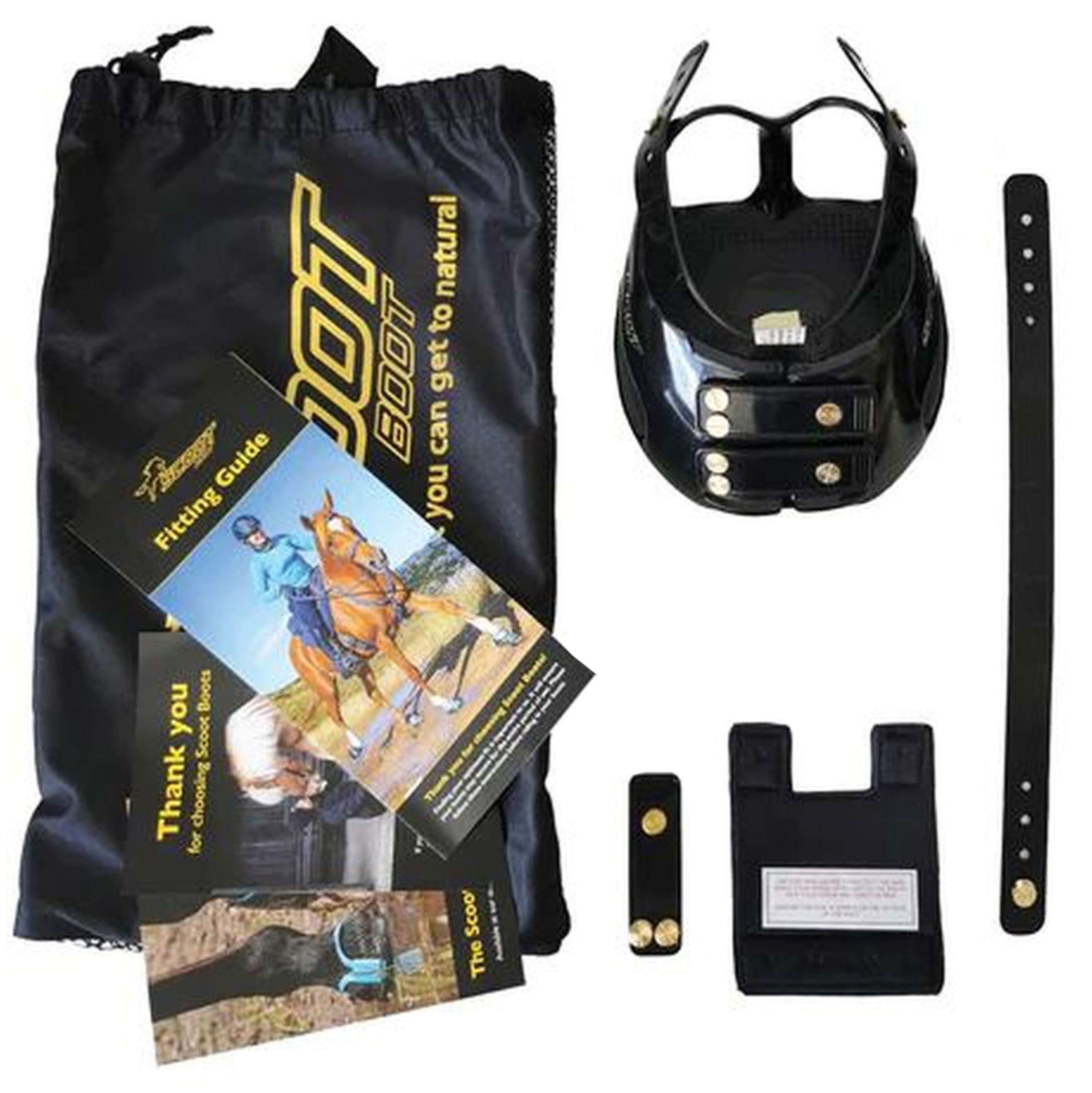 Scoot Boots Hoefschoen Slim Single Pony Zwart