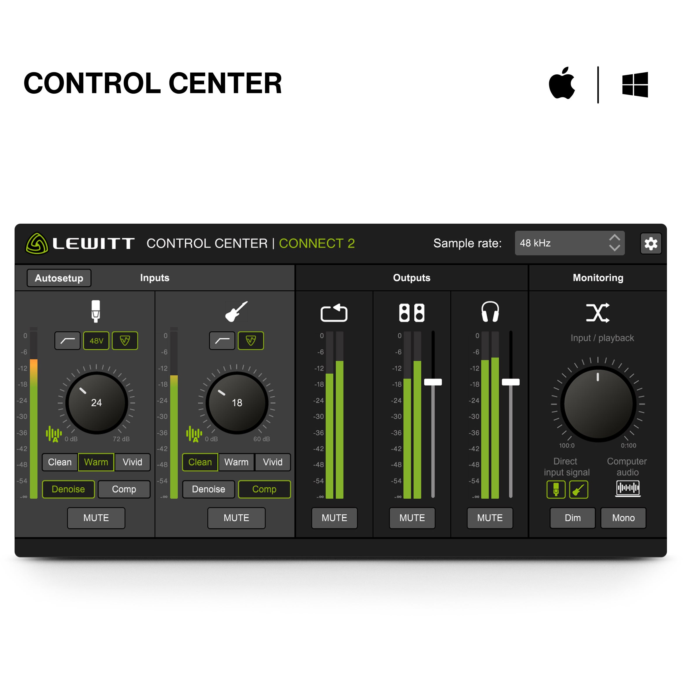 Lewitt Connect 2 audio interface