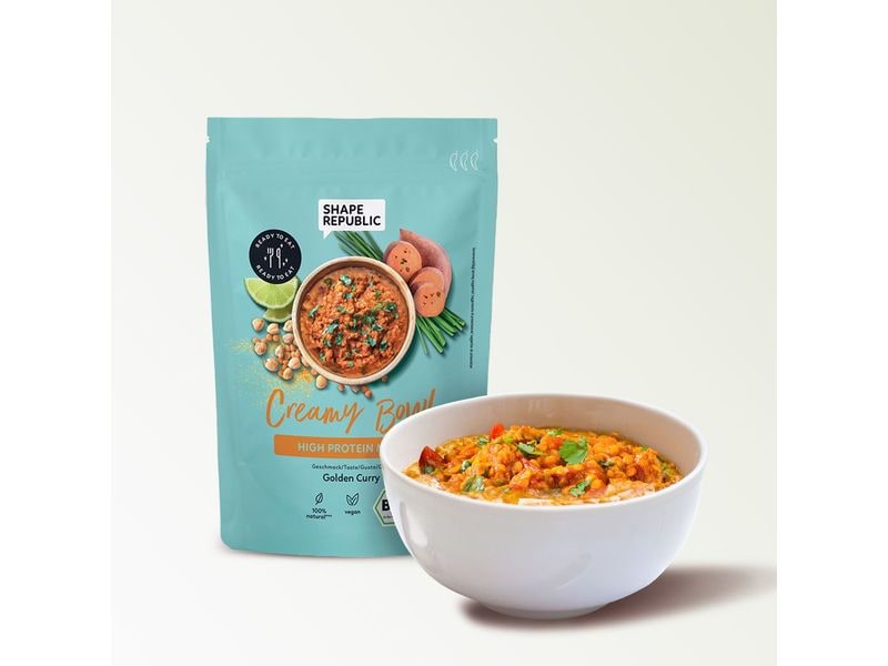Shape Republic High Protein Meal Creamy Curry 6 x 400 g Veganer Mahlzeitenersatz