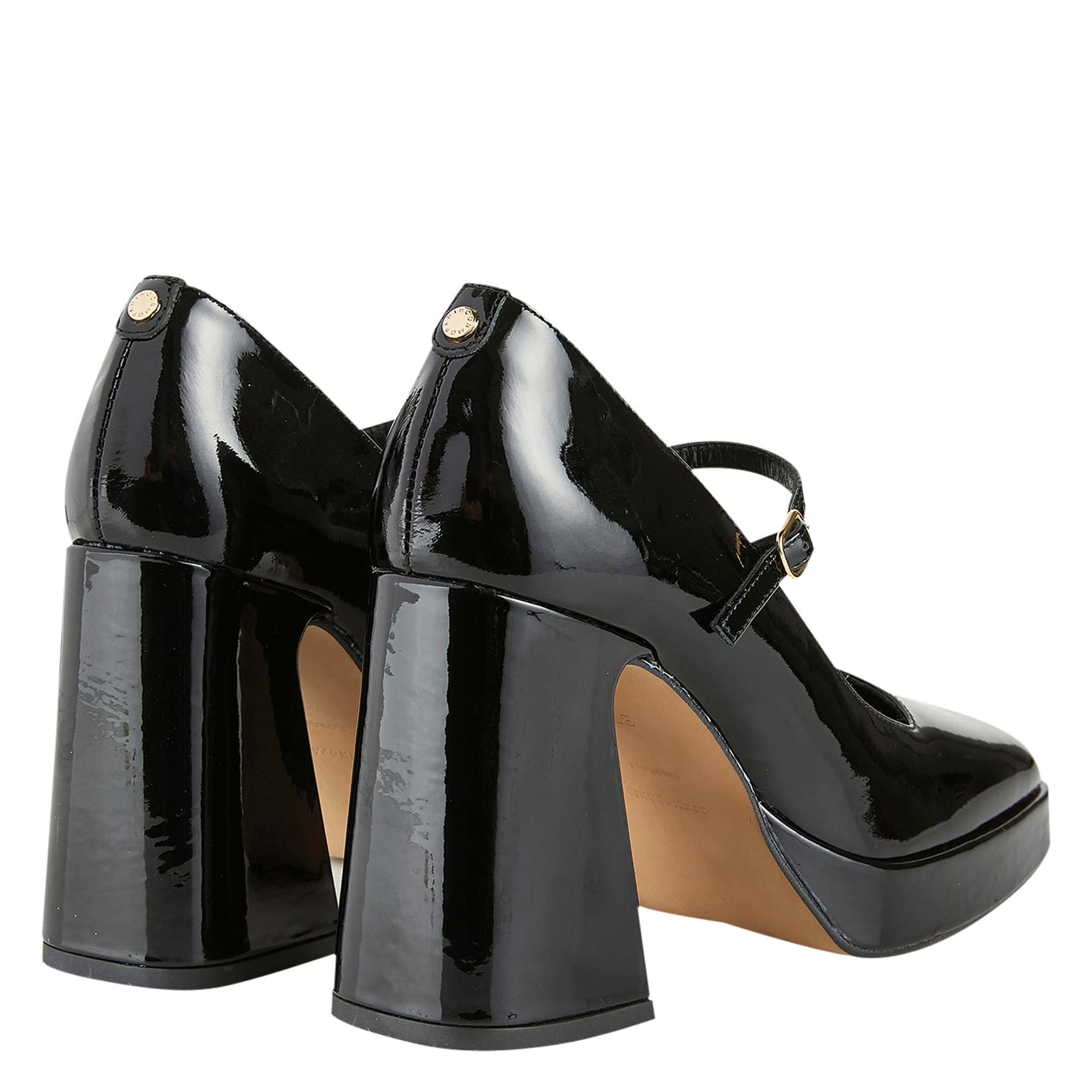 PIPER - Babies en cuir vernis | Noir