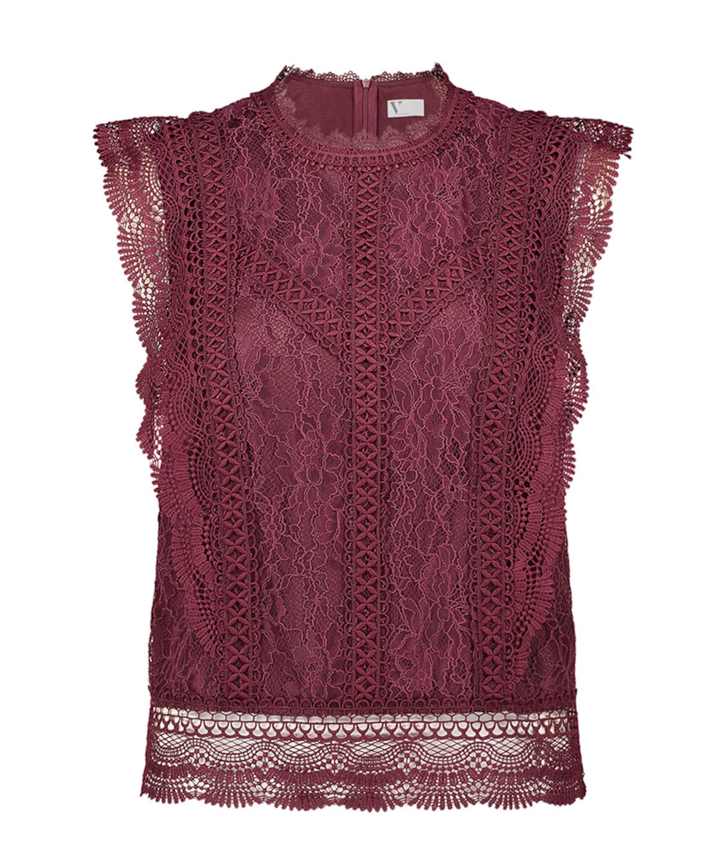 Vera Mont Dames top bordeaux