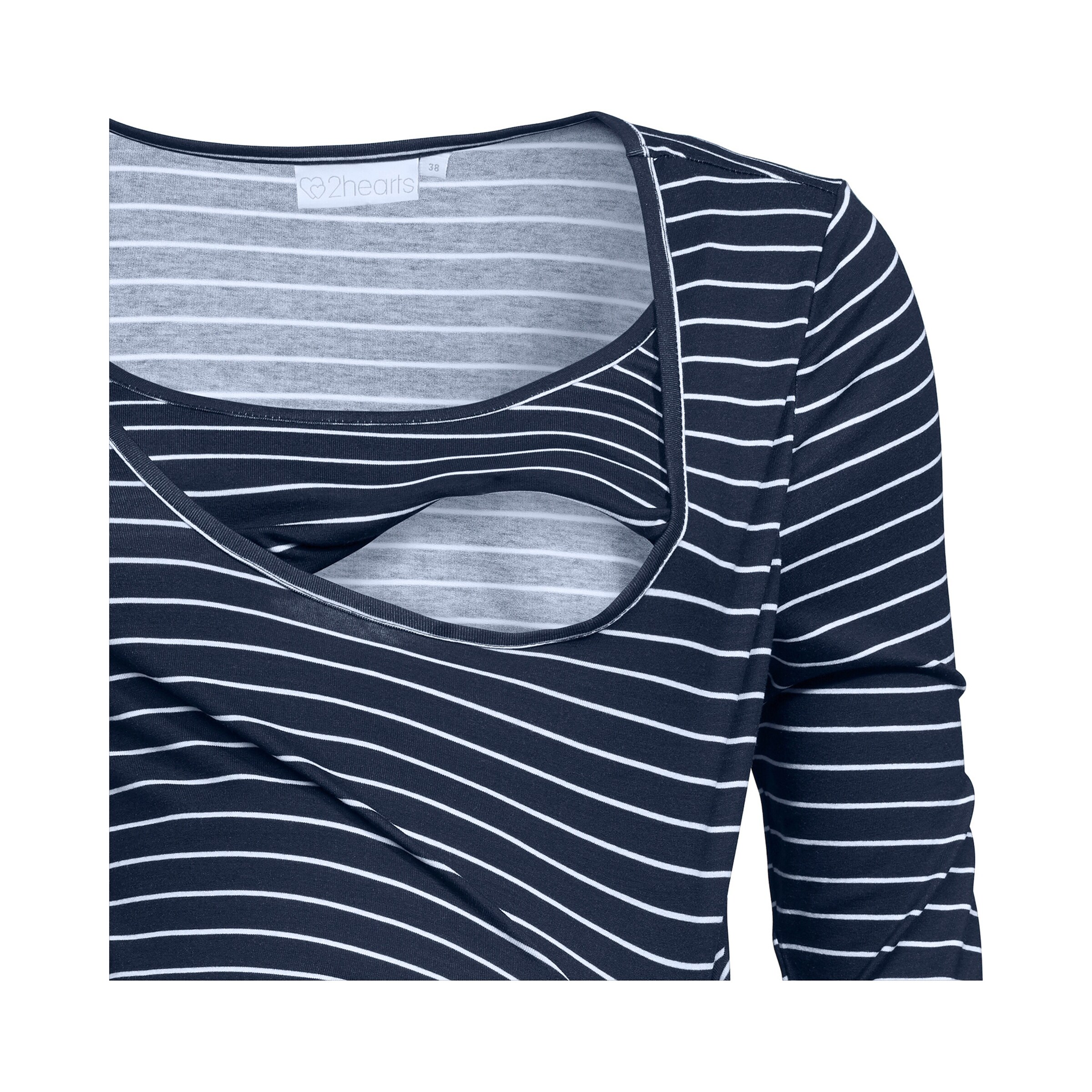 2hearts - WE LOVE BASICS 2er-Pack Umstands- und Still-Shirt