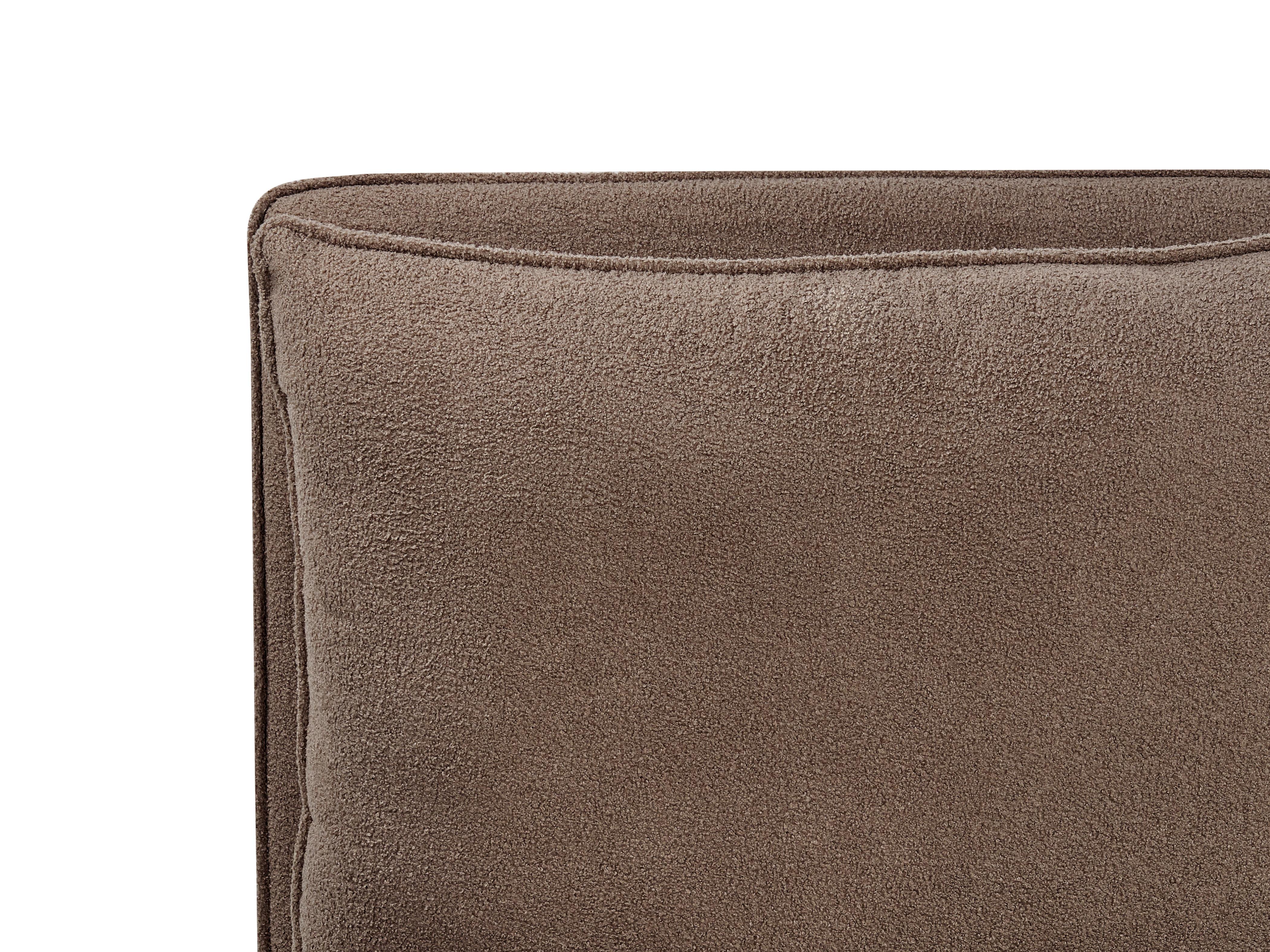 Bed met opbergruimte Bouclé BAJONNA 180 x 200 cm Bruin