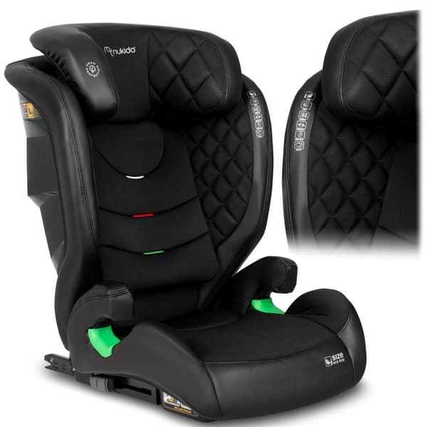 Bilstol Nukido Louis svart 15-36 kg ISOFIX