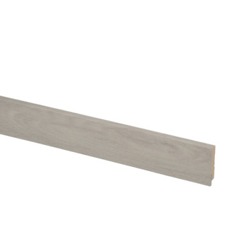 Hoge plint nr 928 12x60mm 240cm PVC grijs eiken