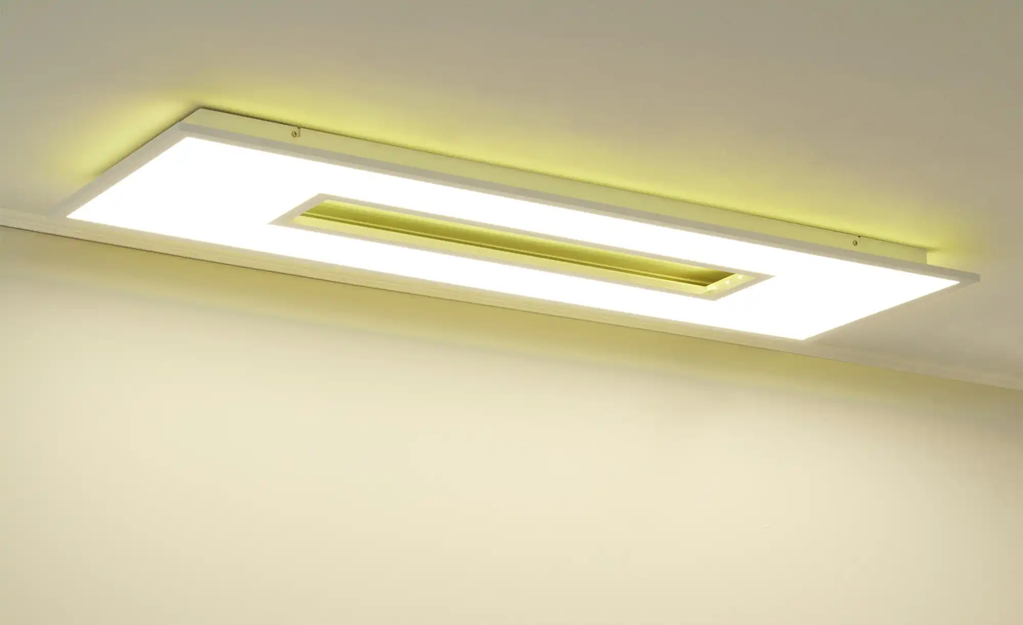 Paul Neuhaus LED-Deckenleuchte, 1-flammig, Weiß mit Backlight