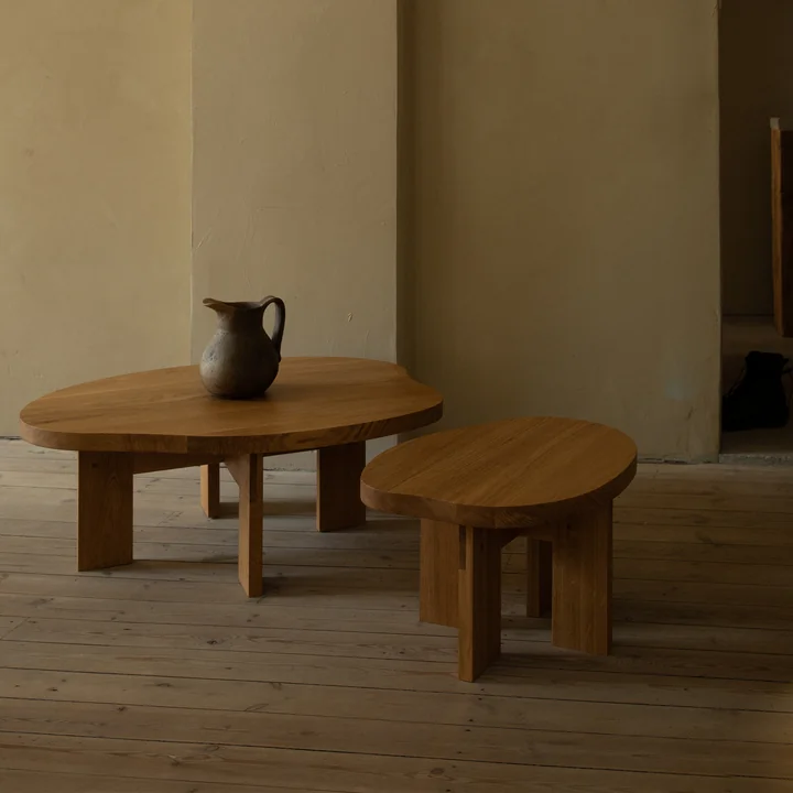 Frama - Farmhouse Beistelltisch, 33 x 55,8 cm, Eiche geölt