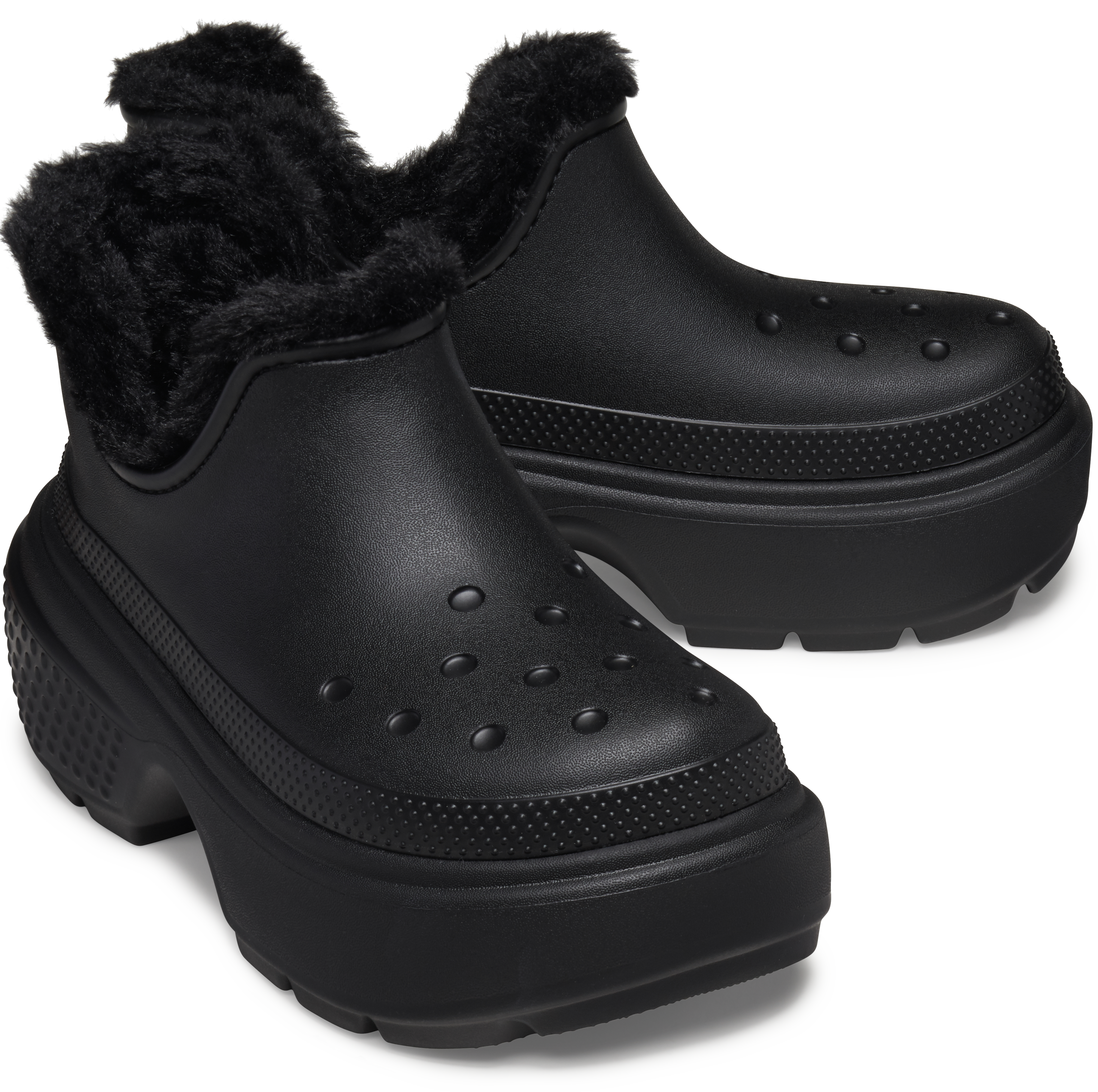 Crocs  Stomp Lined Shorty støvler - sort