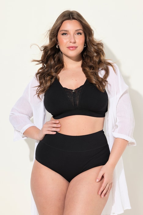Maxi-Slips, 3er-Pack, HighWaist, breiter Elastikbund