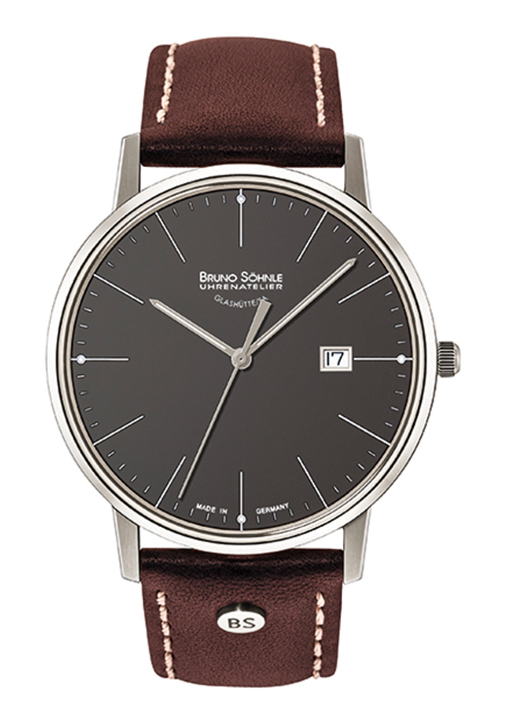 Bruno Söhnle Stuttgart I Big Herrenuhr Braun 17-13175-841
